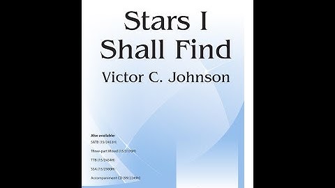 Stars I Shall Find (Two-part) - Victor C. Johnson