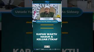 Waktu I'tikaf