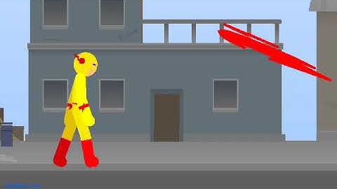 Flash vs Reverse-Flash! (Stickfigure Fan Animation