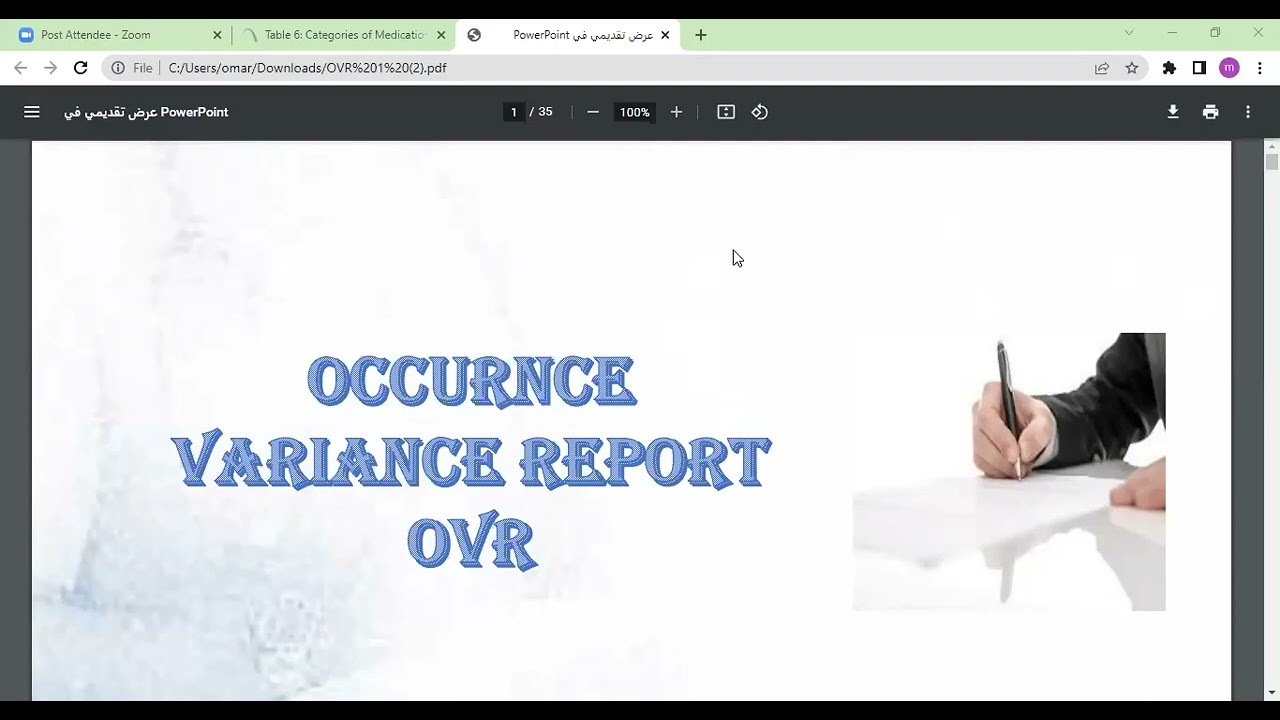 ovr بلاغات الحيود   د محمد ابو الهوى