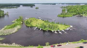 Chippewa Flowage floating bog gets moved by boats