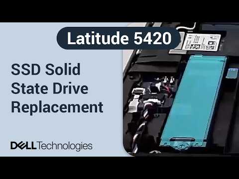 Dell Latitude 5420 | How to replace the solid state drive (SSD)