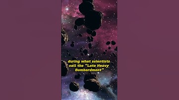 How the Moon Got Its Craters | Scary But True Space Facts | #space #shorts #science #nasa