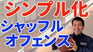 バスケのセットオフェンス】シャッフルオフェンスのシンプル化