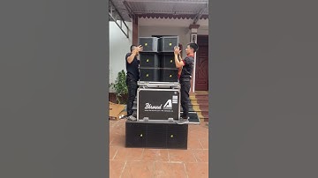 Bàn giao dàn loa line array sự kiện ACTPRO gần 200tr cho anh Trường tại Bắc Giang