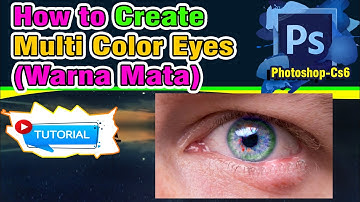 How to Create Multi Color Eyes in Photoshop #photoshopcs6