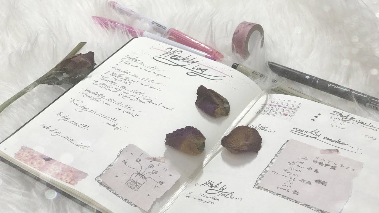 Bullet journal..كيف تصنعي البلانر (المنظم) الخاص بيك بابسط الاشياء  📓👍🏻