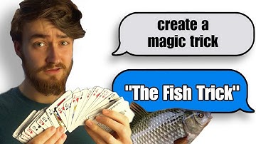 I used ChatGPT to create magic tricks...