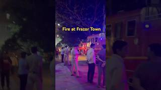 Fire at Frazor Town Bangalore