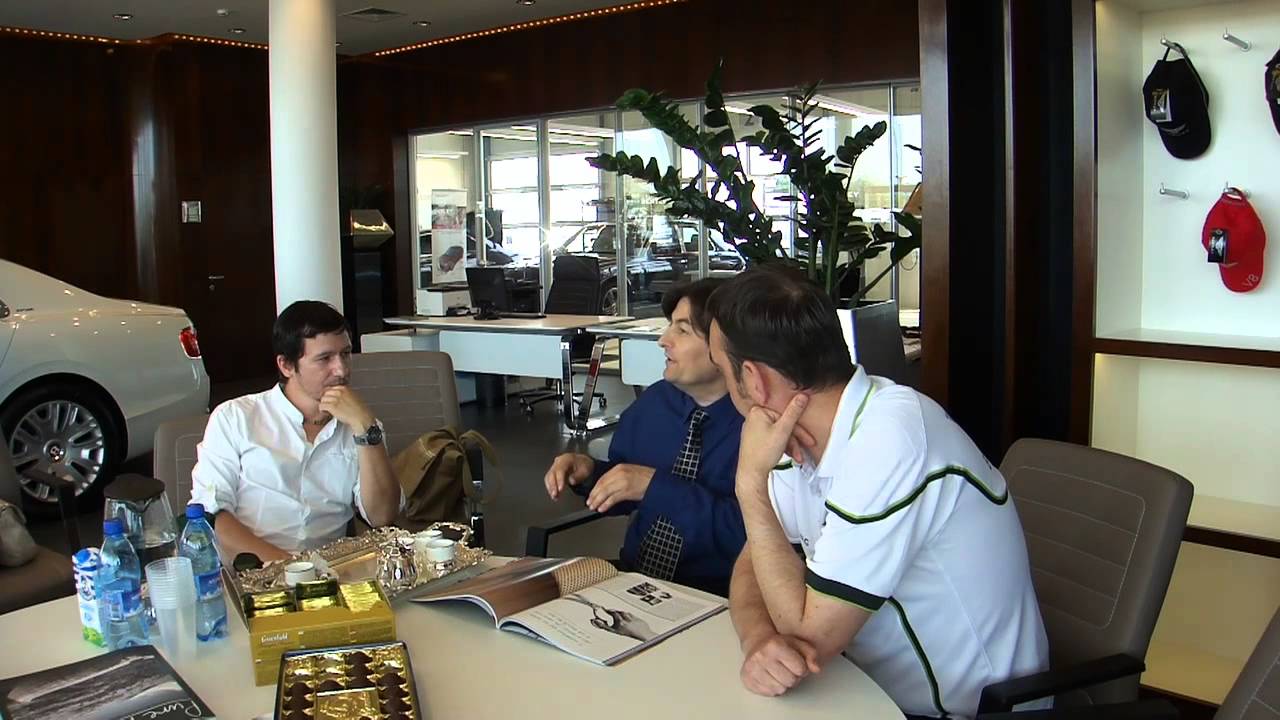 Рис Саймон в Bentley Краснодар - АвтоЮГА / Bentley Krasnodar - Reece Simon visit