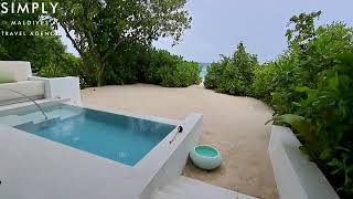 Westin Maldives Miriandhoo - Deluxe Beach Villa with Pool Room Tour