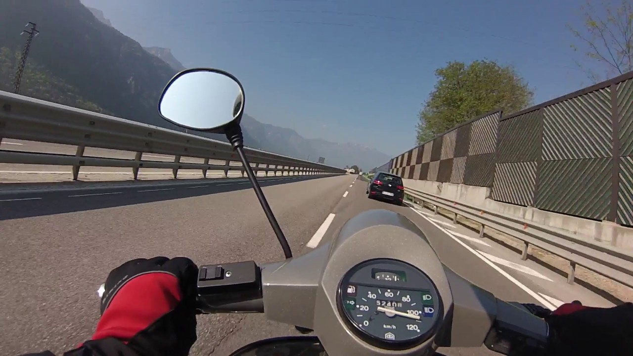 Vespa px Quattrini M1x c60 & M1xc c59 -Statale Valsugana (7minuti sopra i 100km/h)