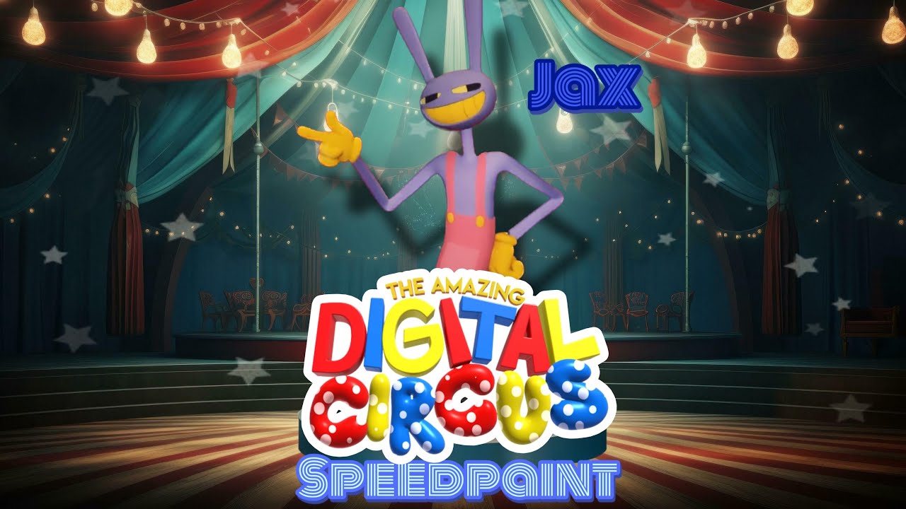 Jax Amazing digital circus speedpaint! - YouTube