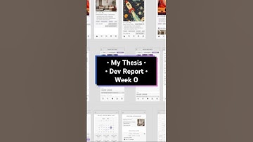 Dev weekly report: week 0️⃣ #dayinmylife #recommended #study #coding #phonk #techtok