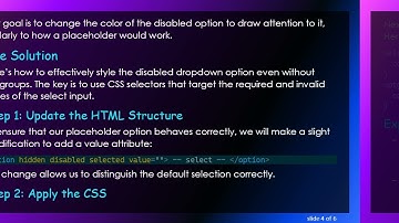 How to Apply CSS to Disabled Options in a Select Component without Optgroups