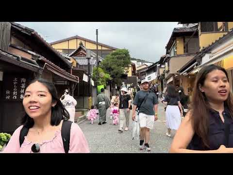 🇯🇵 Japan Kyoto Walking Tour - Exploring Kiyomizu and Historic Village | 4K Ultra HDR - 60fps