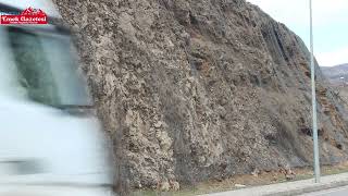 Toprak Kayması Yaşanan O Yola File Çekildi Resimi