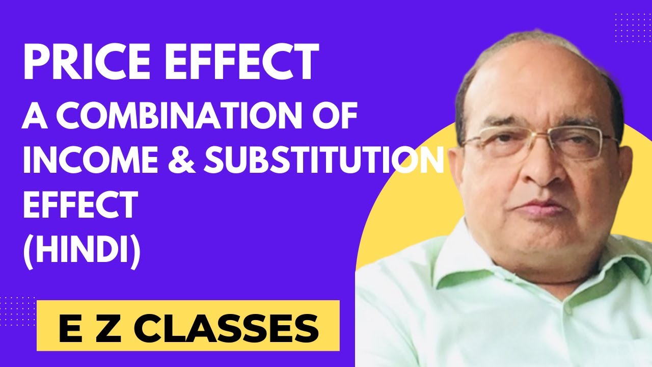 Price Effect - A Combination of Income & Substitution Effect (HINDI)