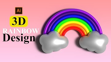 How to Make a 3D Rainbow in Adobe Illustrator