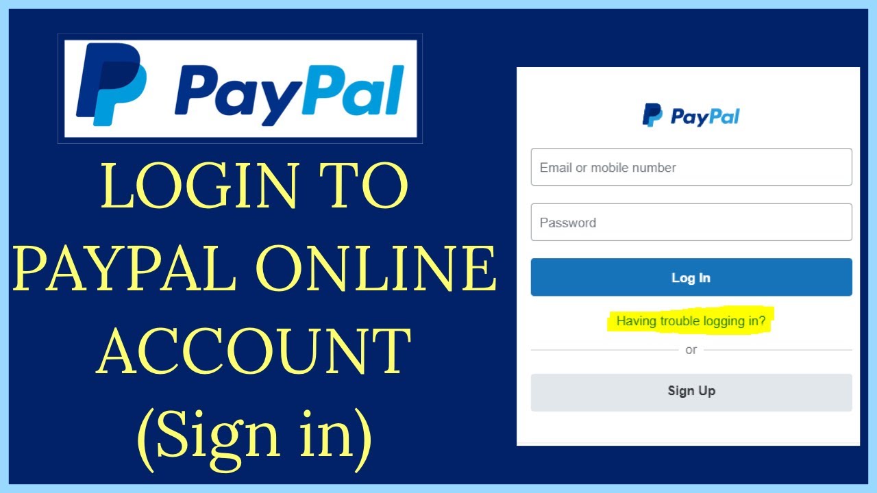 How To Login PayPal Account 2021 | Sign In to PayPal ID | paypal.com Login Sign In Tutorial