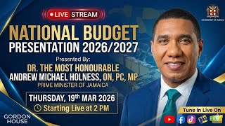 Budget Debate - Andrew Holness || March 19, 2026