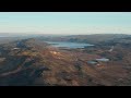 Ongoing eruption and Reykjanes peninsula seen from drone. Iceland. 4K Drone 14.01.24