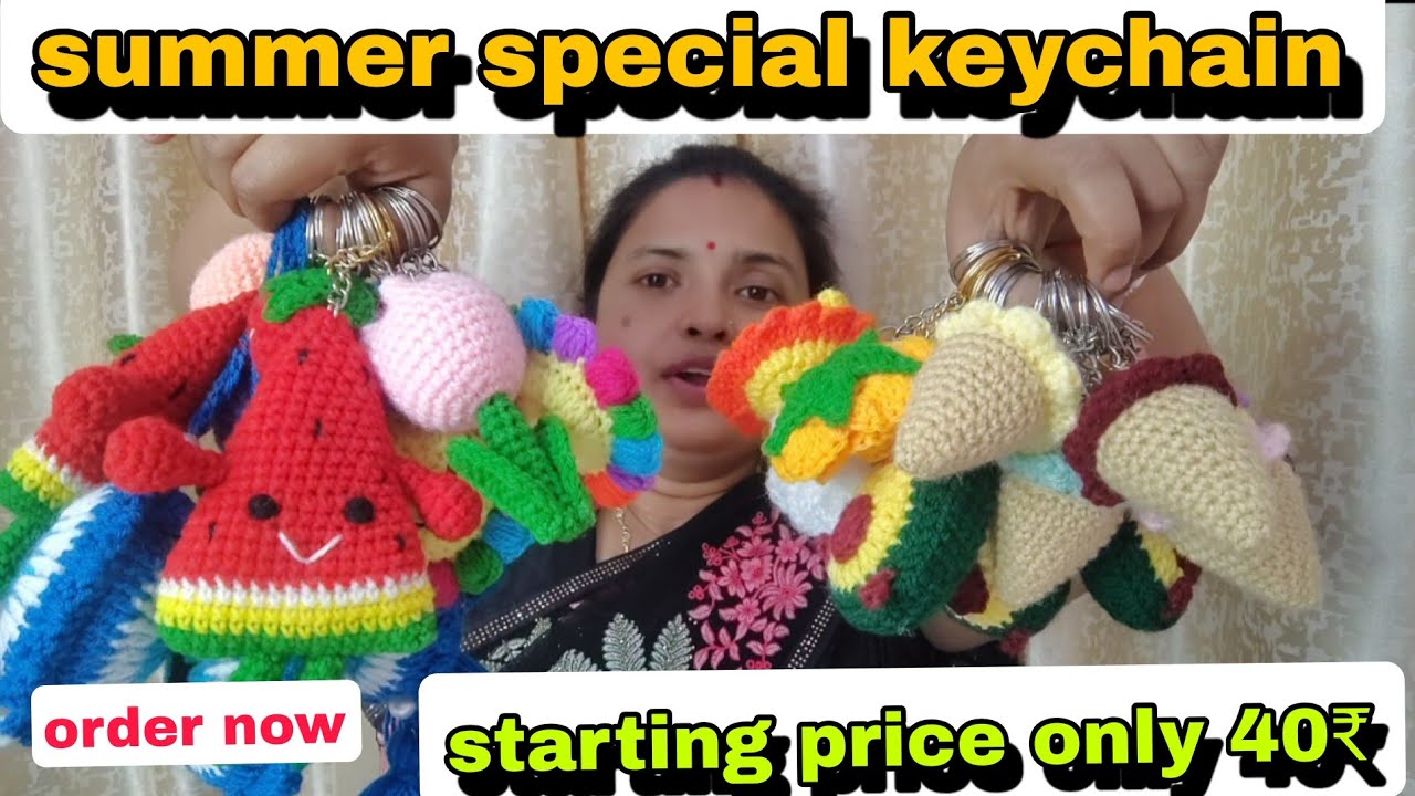सिर्फ ₹40 से शुरू 😍 New Crochet Keychain Collection | Budget Friendly Handmade Keychains |Order Now