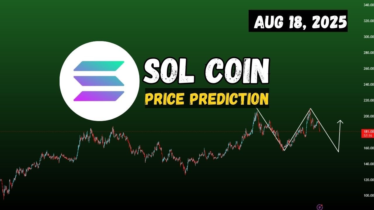 SOL coin price prediction and buy the dip ? Solana SOL crypto Aug 18 ...