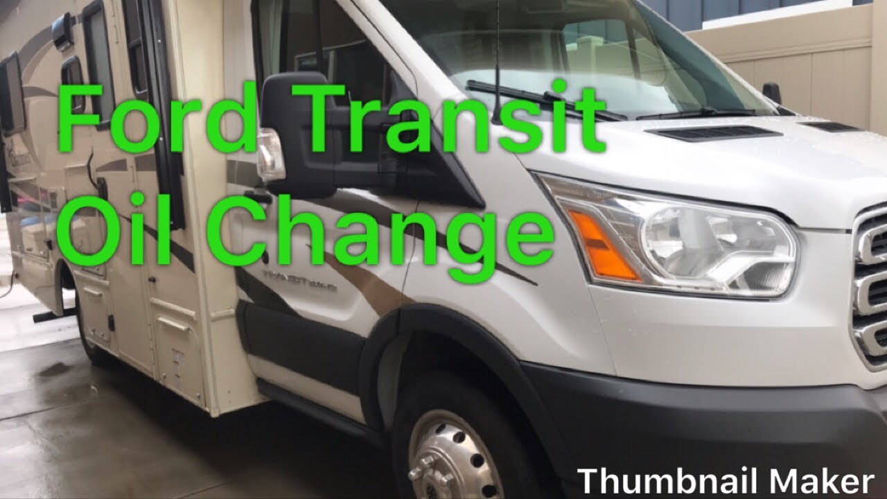 18 Ford Transit 3 7l V6 350 Hd Coachmen Freelander cb Rv Motorhome Oil Change Diy