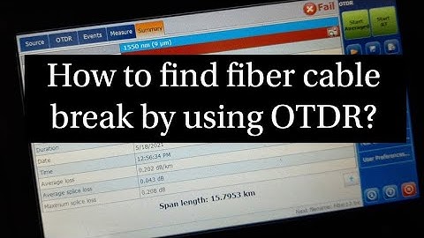 How to use OTDR ? How to check OTDR trace?