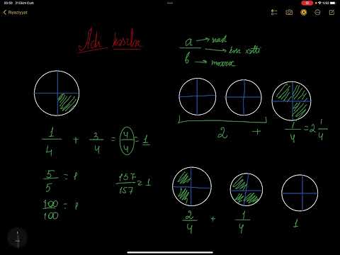 Ədədin bölənləri və bölünənləri. Adi kəsrlər. (5-ci siniflər)