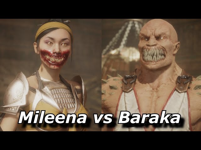 Mortal Kombat 11 - Mileena Vs Baraka (Very Hard) 