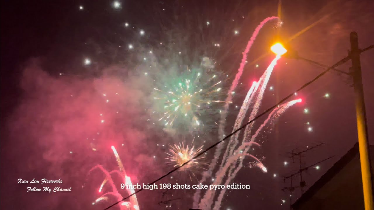 9 Inch Firework Shell 【Fireworks】9 inch high 198 shots cake Pryo edition Firework | 9寸高198 ...
