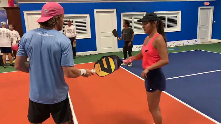 Pickleball Night in America: Kyle Yates/Jackie Kaw...