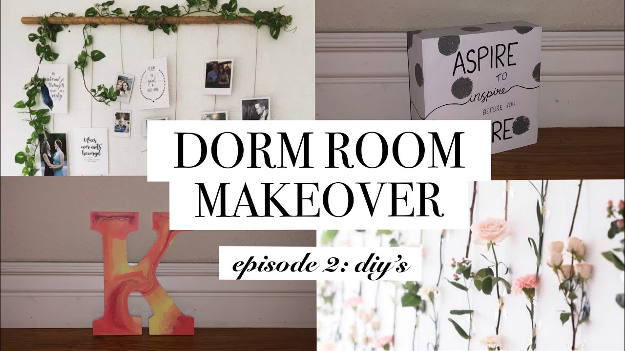 DIY Dorm  Room  Decor  Dorm  Room  Makeover Episode 2 YouTube 