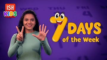ISH Kids Teaches You the 7 Days of the Week in Indian Sign Language
