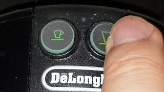 Nespresso Delonghi Inissia Coffee Machine: how to reset to factory settings