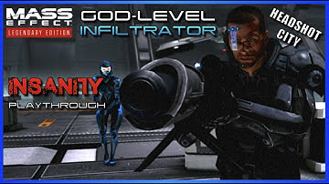 God Level Infiltrator | Cerberus Base Insanity Difficulty | Mass Effect Legendary Edition