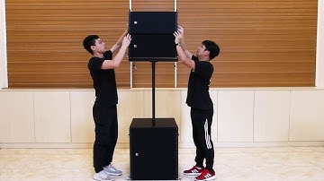 ZSOUND LA110-E+LA110P-E Selfpowered Dual 10inch Line Array System!