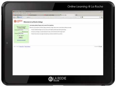 La Roche College Online Orientation Guide.wmv