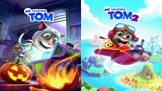 My Talking Tom2 Vs My Talking Tom New Update 2024 Tom2 Super Balloons Gameplay Lvl 111 Vs 114 Ep3998