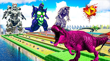 EVOLUTION of GODZILLA Ice Frostbite Size Comparison VS KING KONG + Ghidorah - ARBS