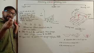 Soil lecture ! Atterberg limit ! Consistency limit of soil ! liquid limit of soil ! SMFE ! Geotech