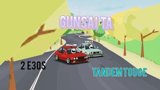 Tandem Touge With Two E30S 1080P60Fps