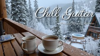 Winter Serenity 🌲 Acoustic Guitar Music for Relaxation \u0026 Sleep