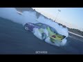 VicDrift 2022 Round One drifting - Mike Lake celebration skids burnout BMW E36 4k