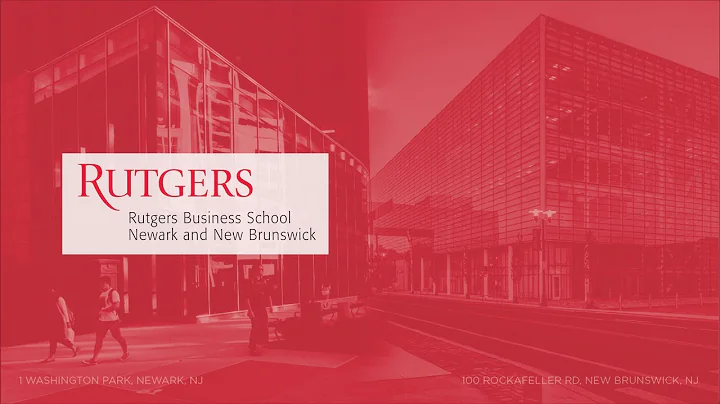Rutgers University - Graduate School of Business - Virtual Celebration - June 2020
