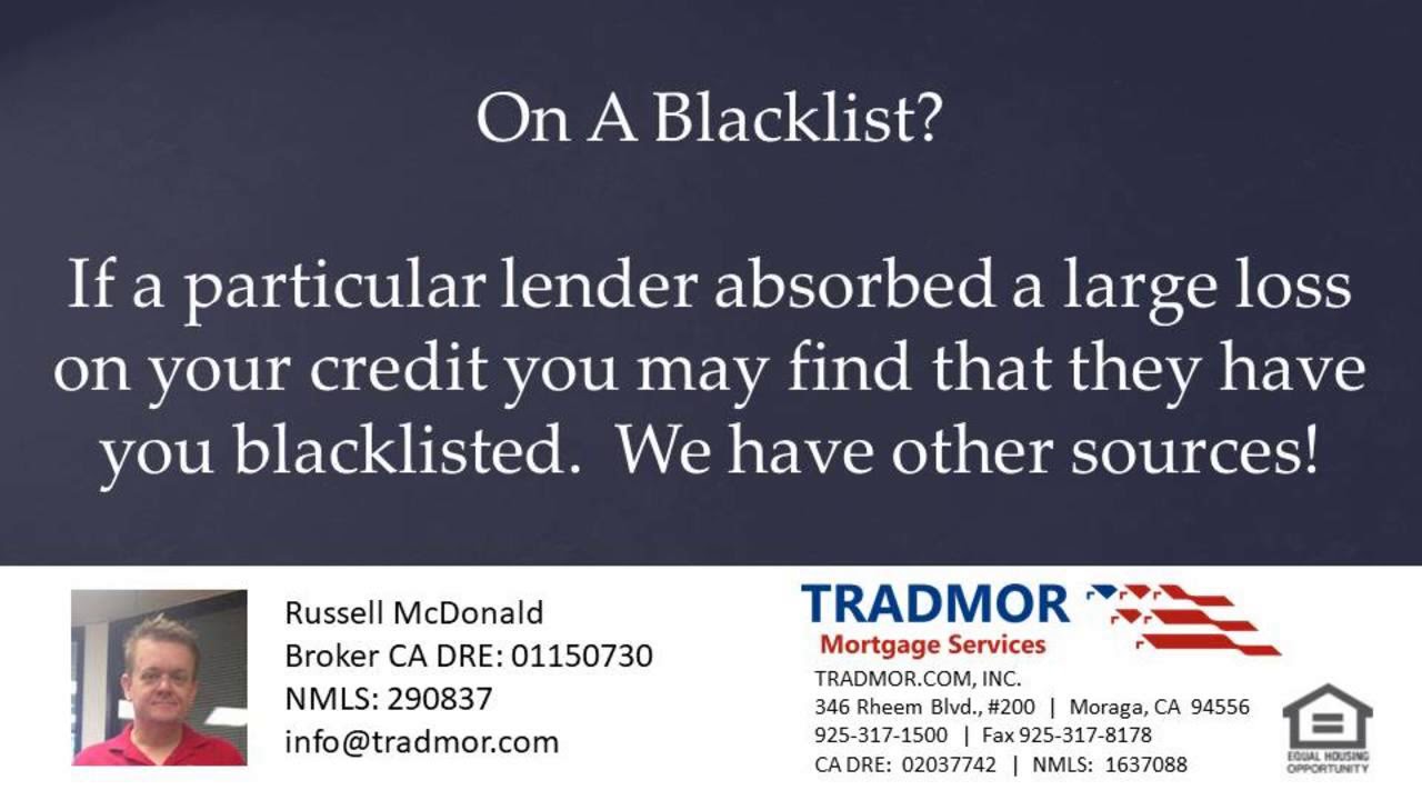 Best Low Credit Score Mortgage Lenders Lafayette CA 94549 YouTube