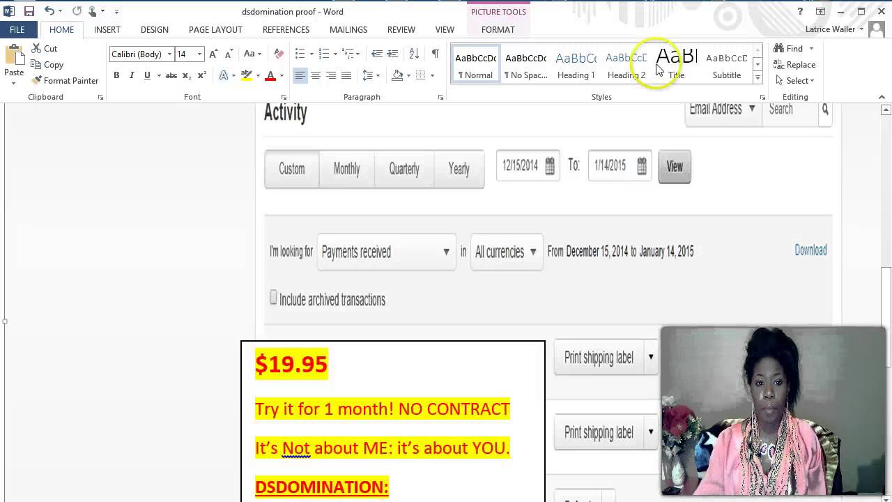 DsDomination Ecommerce Results 2015