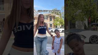 PLS READ (this is not real SHE JUST RAN IN THE ROAD AND GOT YELLED AT BC SHE COULD HAVE GOT HIT!!!!)